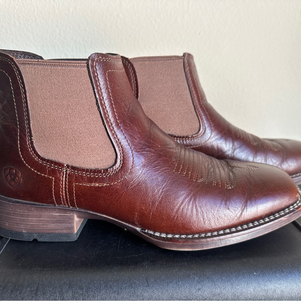 Ariat Men's Rich Brown Western Boots - Picture 4 of 8